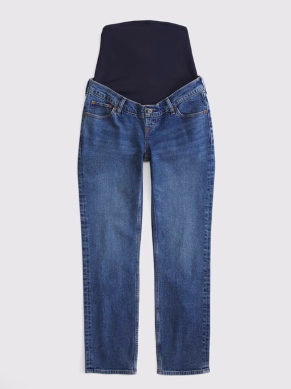 14/32 Abercrombie&Fitch Dark Medium Wash Maternity The Super Skinny Ankle Jeans